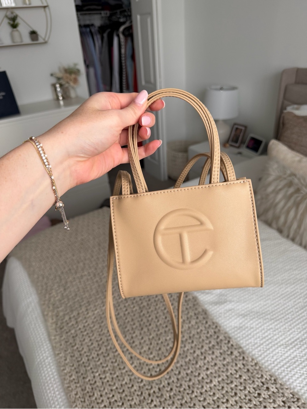 Telfar Beige Mini Bag